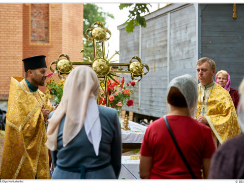 У Бородянському районі освятили куполи та центральний хрест церкви (ФОТО)