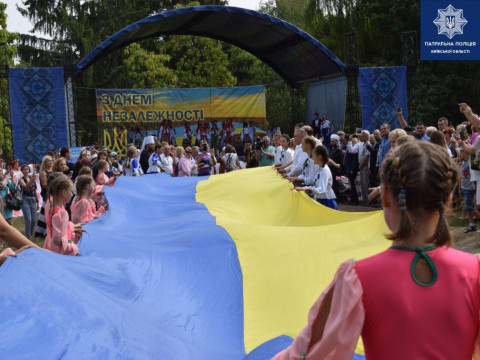 До Переяслав-Хмельницького завітали патрульні Київщини на святкування Дня Незалежності (ФОТО)
