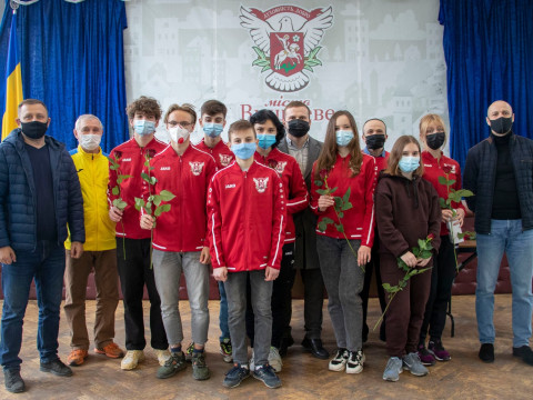 У Вишневому юних фехтувальників привітали з перемогою на чемпіонаті України