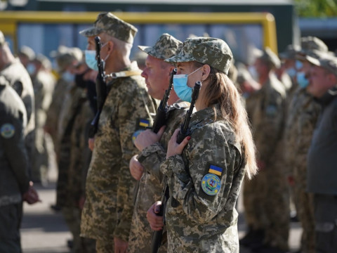 На Київщині розпочалися навчальні збори військових резервістів (ФОТО)