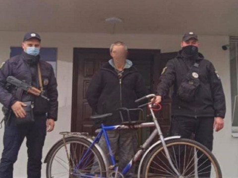 У Кагарлику чоловіку за крадіжку велосипеда загрожує позбавлення волі на строк до трьох років (ФОТО)