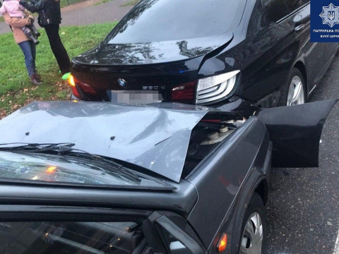 У Білій Церкві п’яний водій ВАЗ врізався у BMW