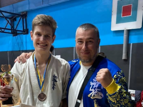 Фастівчанин виборов "золото" на чемпіонаті України з кіокушинкай карате