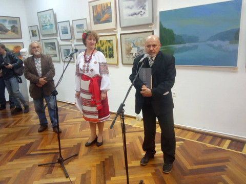  У Білій Церкві пройшла виставка робіт двох відомих українських митців (ВІДЕО) 