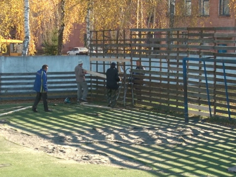 У Ставищенському районі почалася реставрація футбольного поля