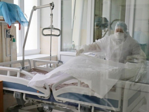 Ковідний госпіталь у Богуславі ледве витримує наплив пацієнтів (ВІДЕО)