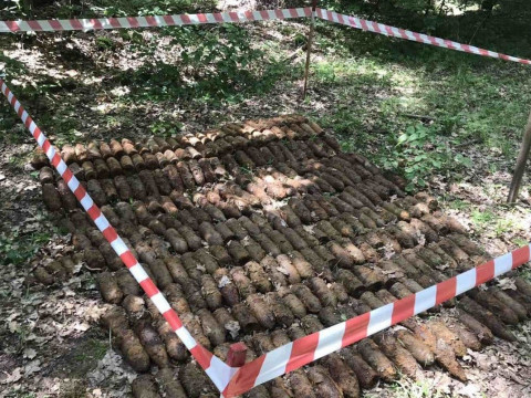 В Іванківській ОТГ знайшли 281 снаряд із часів війни