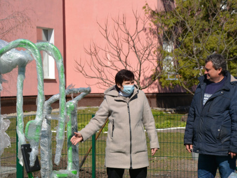  На Переяславщині встановили вуличні тренажери (ФОТО)