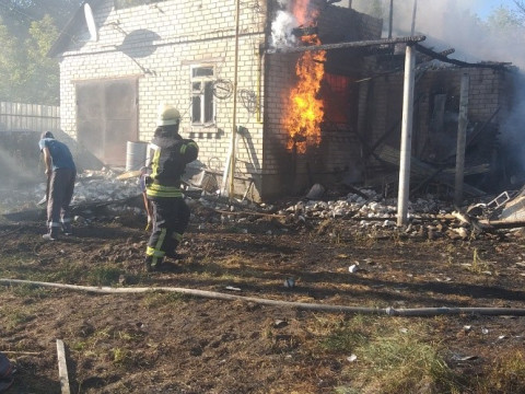 На Бориспільщині сталася пожежа зі смертельними наслідками (ВІДЕО)