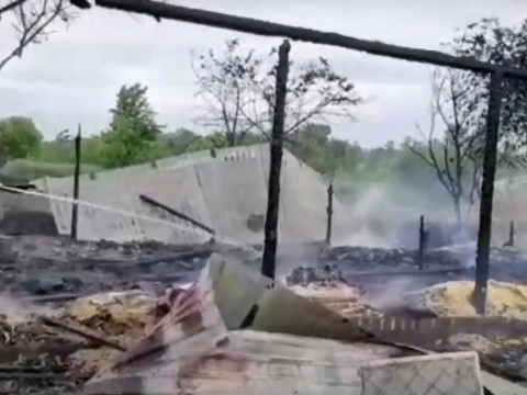 У Сквирській ОТГ в пожежі згоріли дві тисячі курей (ВІДЕО)