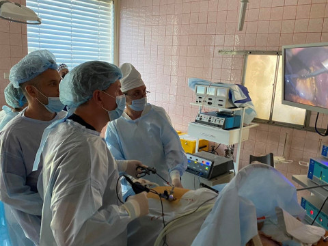 У Вишгороді лікарні представники ElectroMedSistems надали для апробації сучасне медичне обладнання