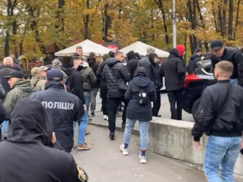 Після побиття ромами місцевого мешканця в Ірпені влаштували акцію протесту (ФОТО)