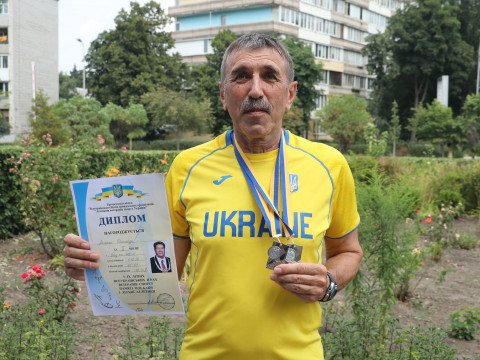 Представник Вишневого став срібним призером Всеукраїнських ігор серед ветеранів