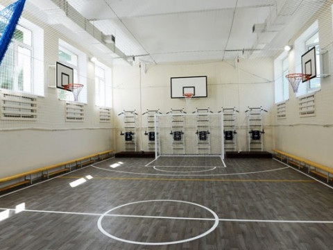 У Борисполі після капітального ремонту відкрили спортивну залу школи (ФОТО)