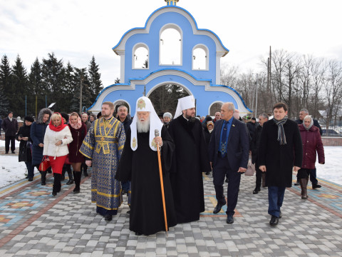 Патріарх Філарет освятив храм Володимира Великого у Переяславі (ФОТО)