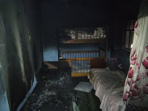 На Тетіївщині під час пожежі загинув батько з маленькими дітьми