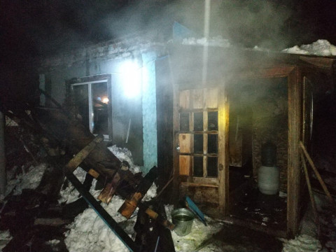 В Обухівському районі ліквідували пожежу в будинку
