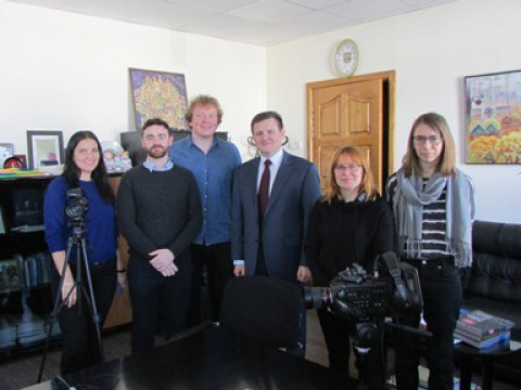 У Славутичі іноземці знімають кінофільм