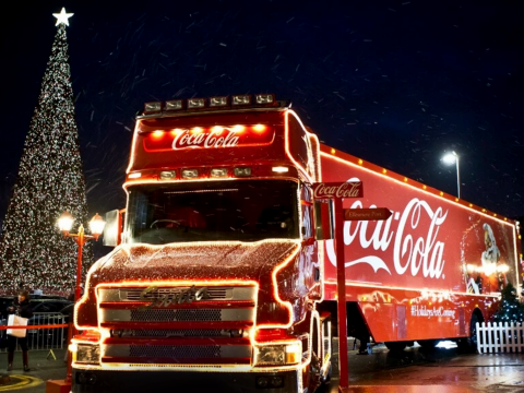 До Білої Церкви приїде новорічна вантажівка Coca-Cola