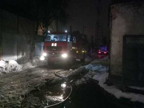 У Білій Церкві загорілося ТОВ "Білоцерківлит"