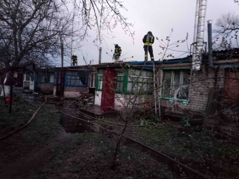  У Бориспільському районі спалахнула пожежа в житловому будинку