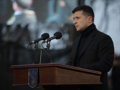 У день ЗСУ Зеленський виступив перед військовими на Донбасі
