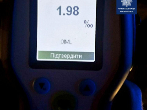 Бориспільські патрульні затримали п'яного  водія (ФОТО)