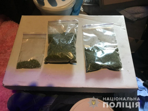 На Вишгородщині дівчина ховала вдома чотири кілограми марихуани (ФОТО)