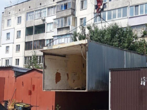 У Борисполі демонтують незаконно встановленні гаражі