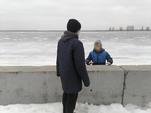 Поліцейські Вишгородщини розповіли дітям про небезпеку на місцевих водоймах (ФОТО)
