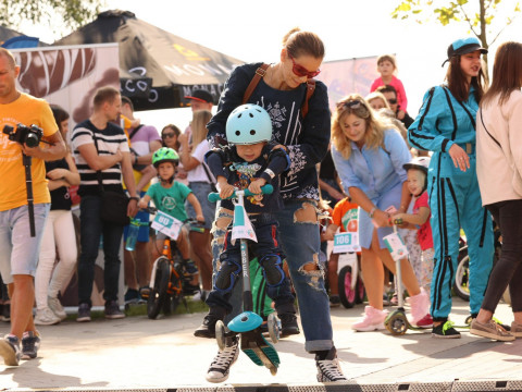 На ірпінській набережній пройшли дитячі велоперегони