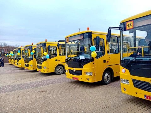 Бучанська ОТГ отримала новий шкільний автобус (ФОТО)