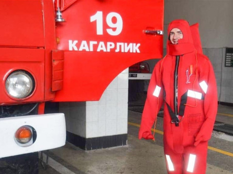 Кагарлицькі рятувальники отримали новий гідротермокостюм