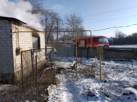 На Бориспільщині пожежники врятували будинок від вогню