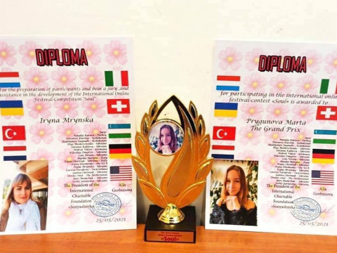 Вихованці Бучанської школи мистецтв хизуються нагородами міжнародних конкурсів