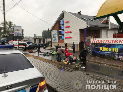Винуватцем аварії у Броварах виявився працівник поліції охорони