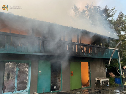 Житель Зазимської громади постраждав під час пожежі (ФОТО)