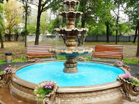 У Переяславі запрацював фонтан у сквері Шимченка (ФОТО)