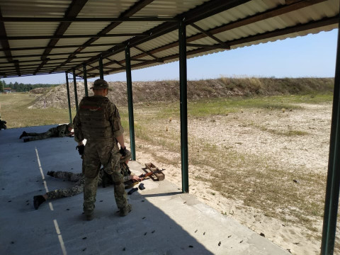 Прикордонники "Борисполя" вдосконалили навички з вогневої підготовки