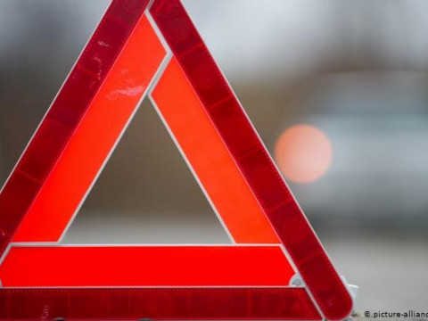 У Крюківщині після зіткнення двох автівок постраждав пішохід (ВІДЕО)