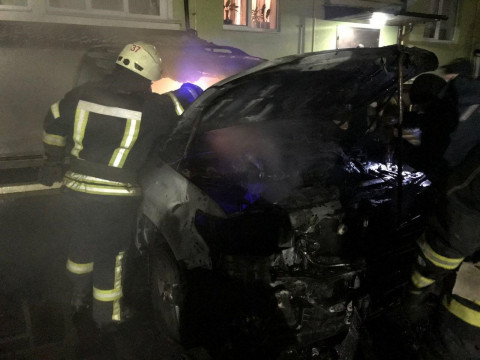  У Вишгородському районі вогонь охопив іномарку 
