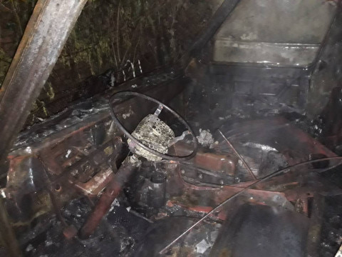 У Києво-Святошинському районі вщент згорів "РАФ"