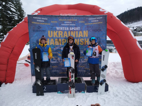 Спортсмен з Київщини став дворазовим чемпіоном України зі сноуборду