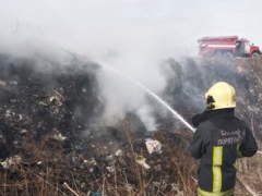  У Фастівському районі відбулося загорання сміття