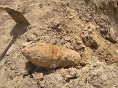 У центрі Броварів викопали снаряд Другої світової війни (ФОТО)