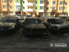 У Коцюбинському невідомі вчинили підпал автівок працівниці сільради (ФОТО, ВІДЕО)