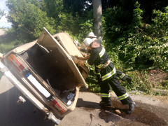 У Тетієві жінка на ВАЗі потрапила у серйозну аварію