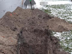 У Борисполі через пошкодження кабельних мереж було знеструмлено півміста
