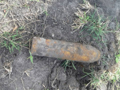 На Васильківщині для артснаряду часів Другої Світової війни виділили охорону