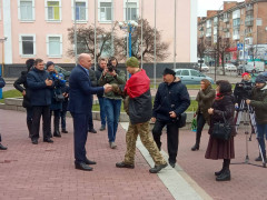 У Білій Церкві відбулася зустріч зі звільненим з полону військовим ЗСУ Пантюшенком (ФОТО)